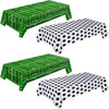Mixweer Soccer Plastic Tablecloth Soccer Party Disposable Table Cover Soccer Pattern Party Supplies Plastic Soccer Theme Table C
