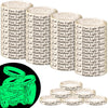 Chitidr 100 Pcs 8'' Christian Bracelets Let Your Light Shine Matthew 5: 16 Bible Verse Christian Wristbands Glow in the Dark Sil