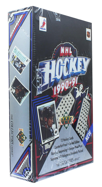 Nhl 1990-91 Upper Deck English Low # Hockey Wax Box