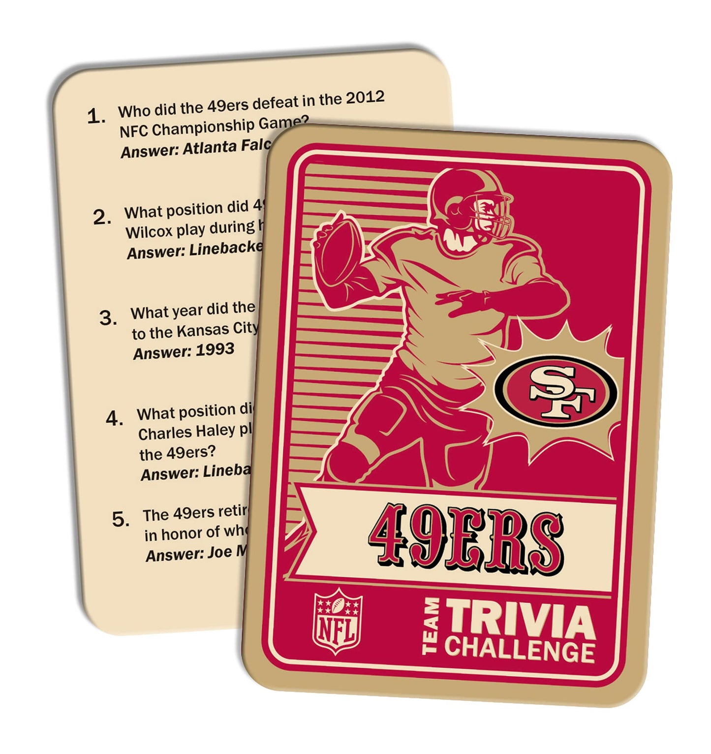 Masterpieces Game Day - NFL San Francisco 49ers - Team Trivia Challenge Officially Licensed