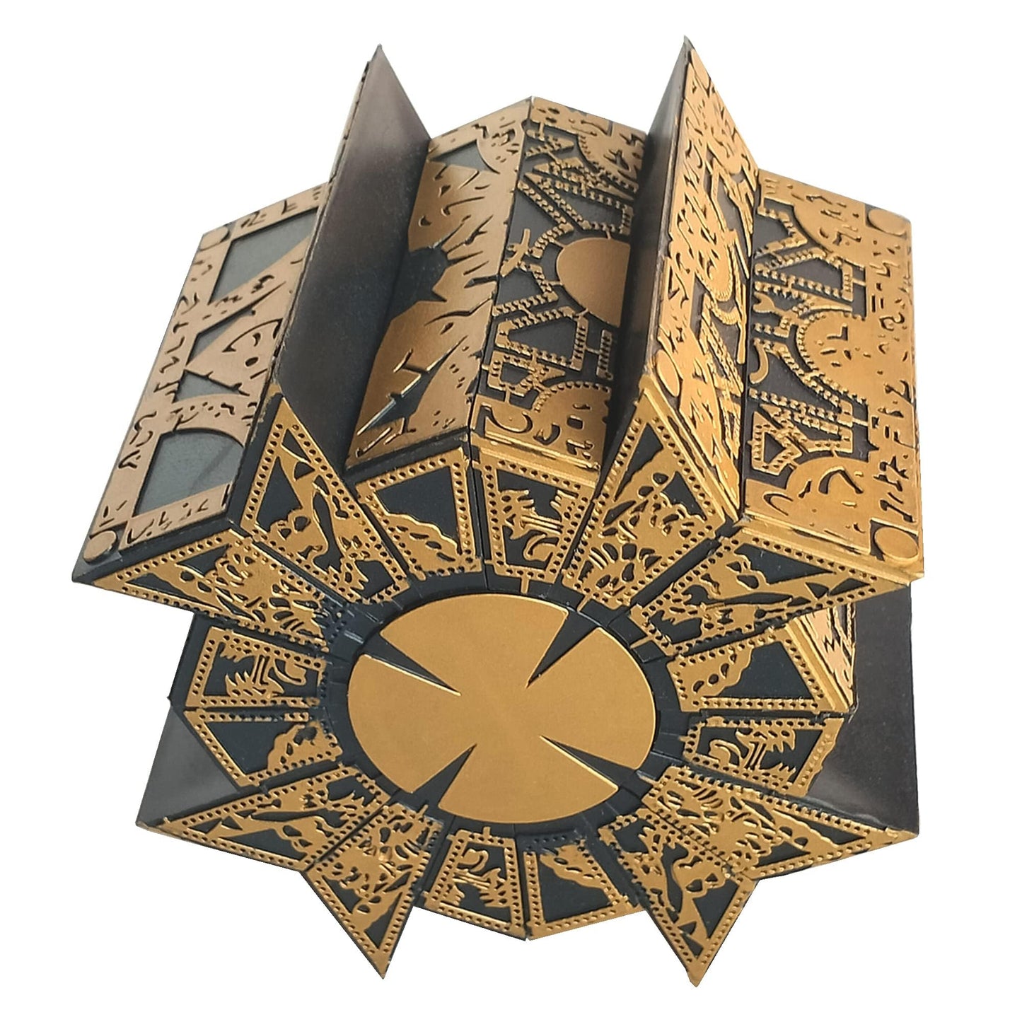 Hellraiser Puzzle Box, Lament Configuration, Halloween Cenobites Pinhead Cosplay Movies Props (Style-A)