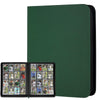 Trading Card Binder 16 Pocket GERMUN PU Cover Card Binder for 1000+ Cards enhanced Trading Card Holder Folders Double Sided Pocket Card Album for MTG TCG (Dark Green)
