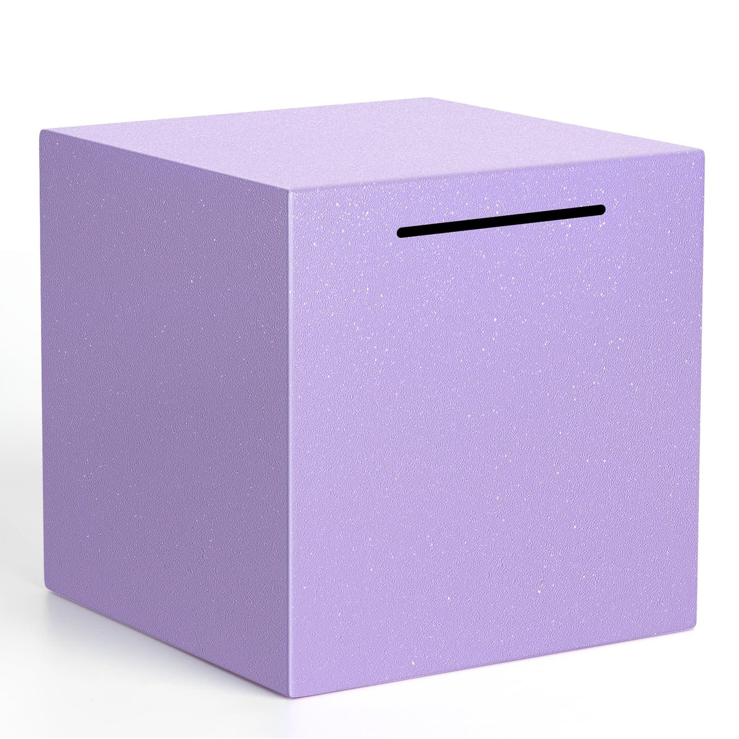 Adults Piggy Bank Must Break To Open, Unbreakable Stainless Steel Piggy Bank For Adults, Metal Savings Box For Cash Saving (Purp