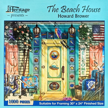 Heritage Puzzles The Beach House - 1000 Piece Jigsaw Puzzle