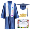 Mukum Kindergarten Graduation Cap And Gown Set With Tassel 2024 Charms Graduations Stoles For Kid Preschool Kindergarten
