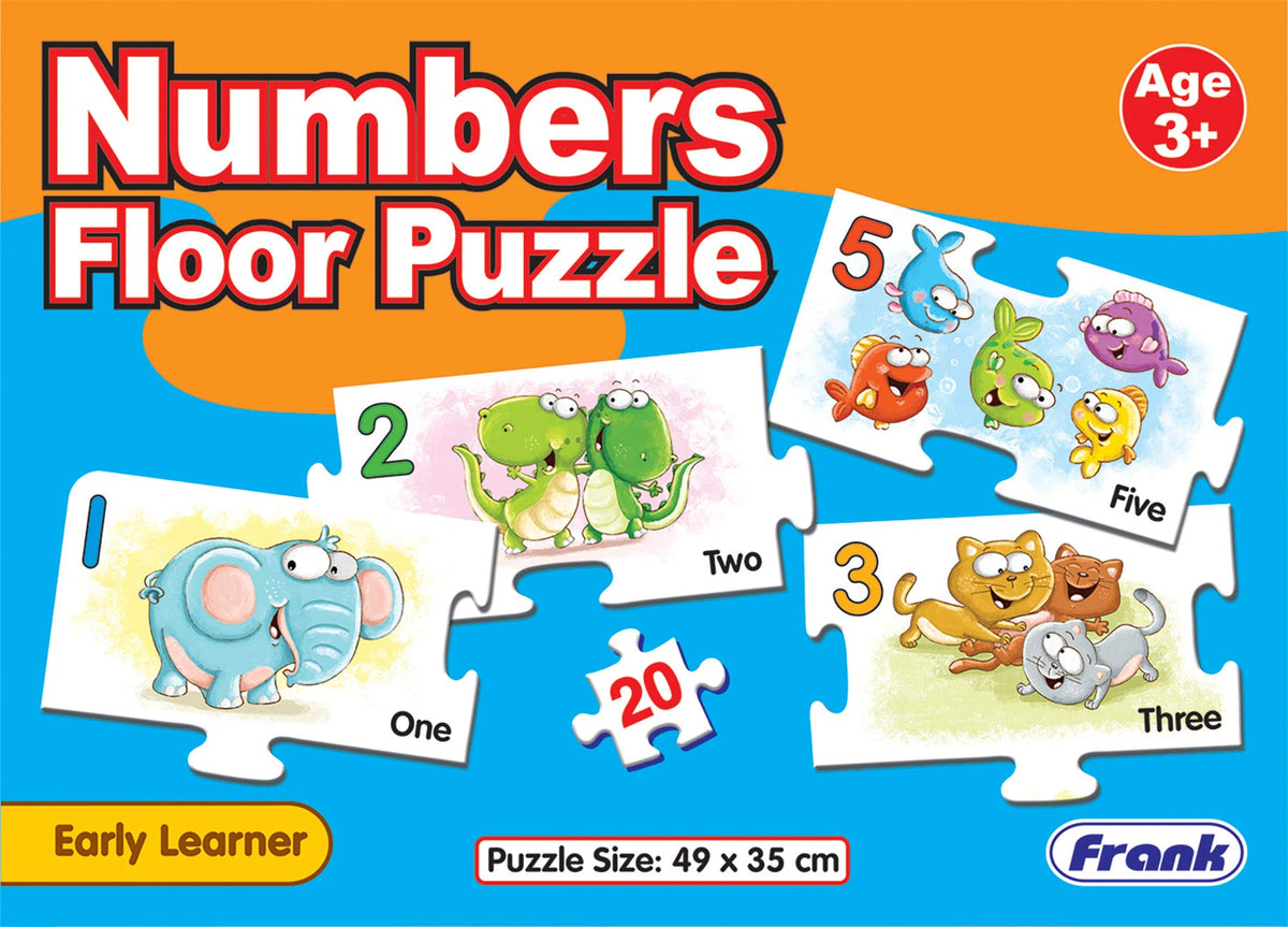 Frank Number Floor Jigsaw Puzzles For Kids For Age 3, 4, 5, 6, 7 | Fun & Creative Educational Toys | Brain Booster Kids Games Fo