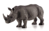Mojo White Rhinoceros Rare Realistic International Wildlife Hand Painted Toy Figurine