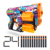 X-Shot Skins Dread Sonic Robotnik Blaster With 24 Darts - Malice Skin By Zuru, Double Rotating Barrels, Air Pocket Dart Technology, Toy Foam Blaster For Kids, Teens And Adults