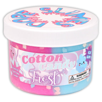 Cotton Candy Frost (8Oz) - Icee Textured Slime - Handmade In Usa - Dope Slimes