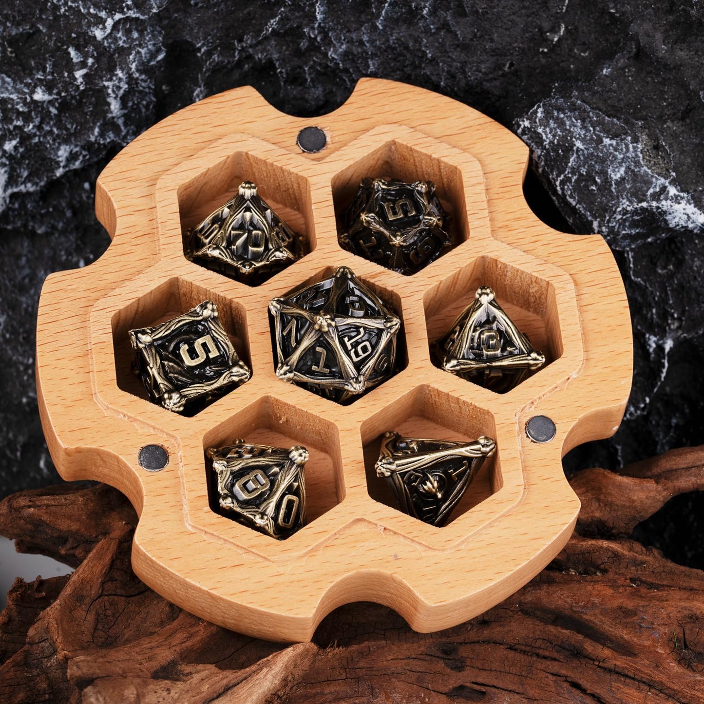 Surpass DND Dice Set Metal Dice Set Polyhedral Dice Set Role Playing dice for Dungeons and Dragons,RPG,MTG,Pathfinder,Table Game