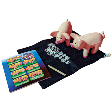 Winning Moves Pass The Pigs Big Pigs Game - Hysterical Foam Dice Rolling for 2-4 Players, Ages 8+, Multi-colored