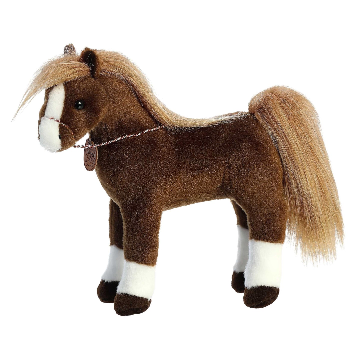 Aurora® Exquisite Breyer® Showstoppers American Saddlebred Stuffed Animal - Realistic Detailing - Imaginative Play - Brown 13 Inches