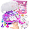 GIRLINK Kids Nail Polish Set for Girls with Dryer, Nail Polish Set, Kids Makeup Sets for Girls 6-12, Children Nail Polish Kit, N