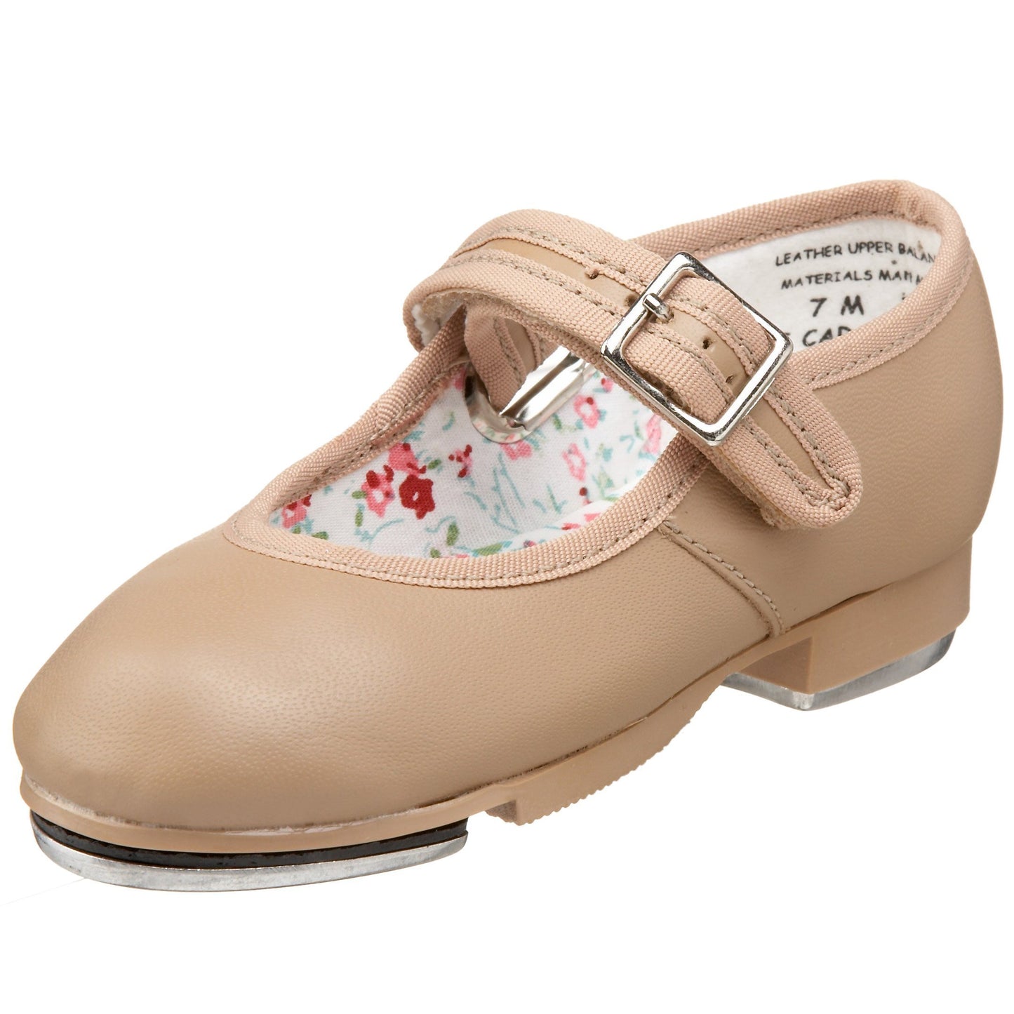 Capezio Girls 3800 Mary Jane Tap Shoe , Caramel, 125 W Us Little Kid