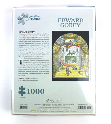 Pomegranate Edward Gorey 1000 Piece Jigsaw Puzzle