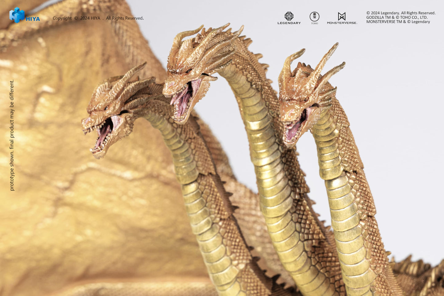 Hiya Toys Godzilla: King of Monsters - King Ghidorah with Gravity Beam Basic Series Previews limited availability Action Figure