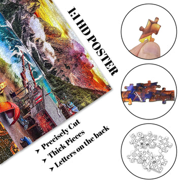 Jigsaw Puzzles 2000 Pieces For Adults, Families Lakeside View Pieces Fit Together Perfectly