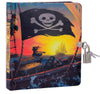 Mollybee Kids Pirate Lock And Key Diary For Boys, Girls