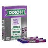 Dixon Industrial Lumber Marking Crayons, 4.5 x 1/2 Hex, Purple, 12-Pack (49300)