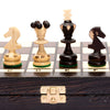 Husaria European International Wooden Chess Game Set Regal - 13.8 Inches Medium Size Chess Set With Handcrafted Chessmen And Fel