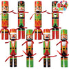 JOYIN 8 pcs Christmas Party Table Favor, No Snap Party Table Favor with Nutcracker Design for Christmas Holiday Traditions, Xmas