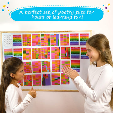 1047 Pcs Poetry Magnets For Kids - Magnetic Sight Words, Refrigerator Fridge Magnets For Kids, Word Magnets For Fridge, Sentence Building, Sentence Magnets To Write Poems, Stories - Simply Magic