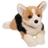 Douglas Tri-Color Corgi Plush Stuffed Animal - 19 Long Black Tan White Dog Toy