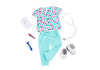 Battat Our Generation Healthy Paws Outfit Playset for 18" Dolls - Small Size, Model BD30316D