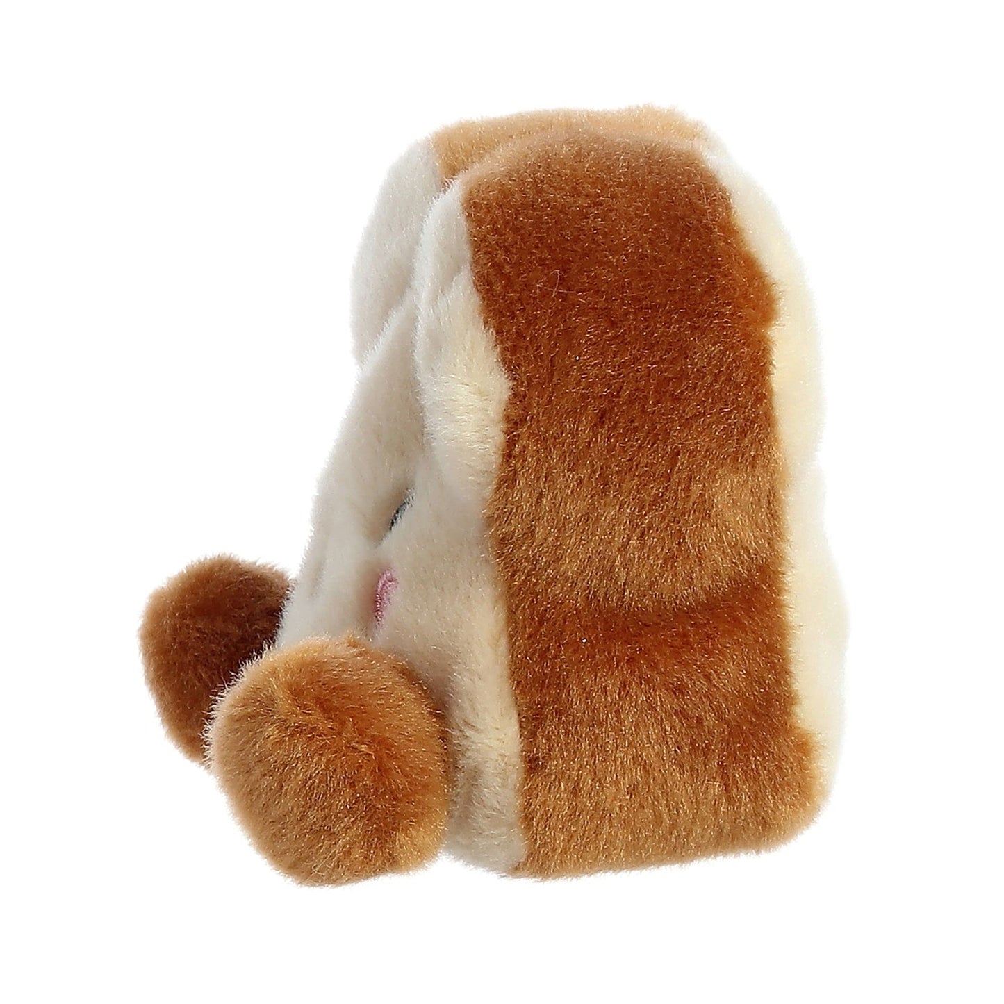 Aurora Adorable Palm Pals Buttery Toast Stuffed Animal - Pocket-Sized Play - Collectable Fun - Brown 5 Inches