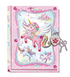 Dudubuy Magic Unicorn Diary With Lock For Kids Little Girls Diaries 5.25.X7X1' 300 Pages Lined Girls Journal Cute Secret Notebook With Lock 2 Keys For Kid Writing Drawing Unicorn Gifts For Age 5-10
