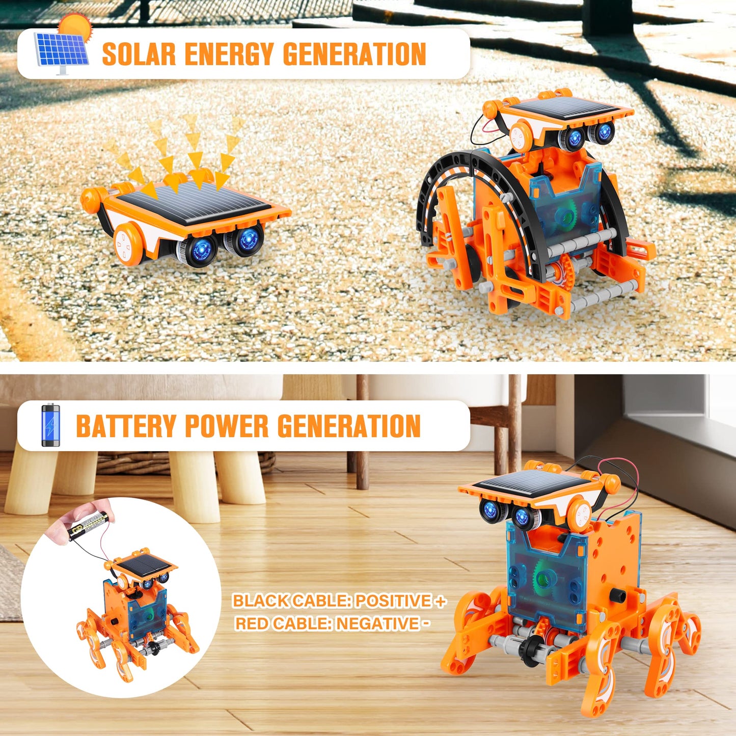 Stem 13-In-1 Education Solar Robot Toys For Age 8-12, Diy Building Science Experiment Robots Kit Birthday Gifts For 8 9 10 11 12 Years Old Boys Girls Kids Teens, Solar Powered By The Sun