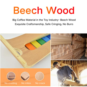 Musicube Xylophone For Kids Wood Xylophone With Mallets Orff Music Instrument For Educational& Preschool Learning Baby Percussio