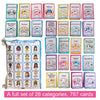 22Pcs/Set Prepositions Kids Gifts English Flash Cards Pocket Card Educational Learning Baby Toys For Children Pre-Kindergarten