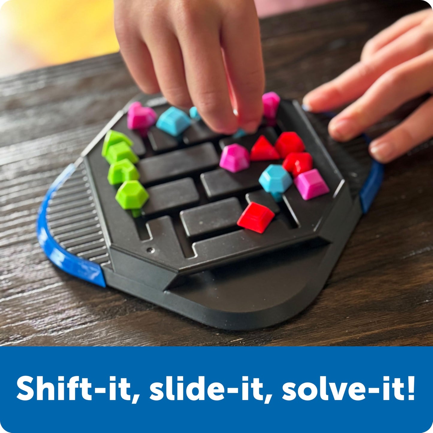 Learning Resources Slideminder Brain Teaser Puzzle Game, 3D Puzzle, Slide Puzzle For Kids, Brain Teasers, Fidget Toy, Travel Gam