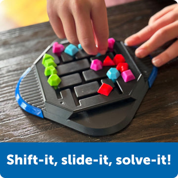 Learning Resources Slideminder Brain Teaser Puzzle Game, 3D Puzzle, Slide Puzzle For Kids, Brain Teasers, Fidget Toy, Travel Gam