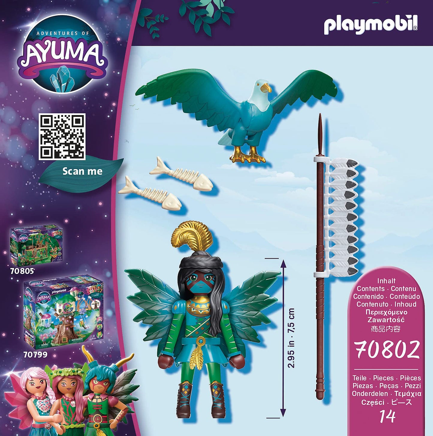 Playmobil Adventures Of Ayuma Knight Fairy With Soul Animal