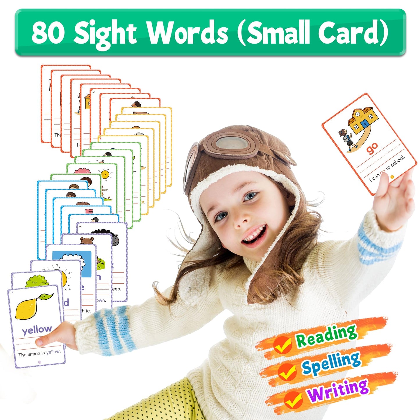 Hoqeewipe Preschool Learning Activities - 60 Reusable Cards, Pre-K Kindergarten Workbook, Autism Supplies Montessori Educational