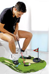 Goodlysports Toilet Golf Game-Practice Mini Golf In Any Restroom/Bathroom - Great Toilet Time - Dad Gifts, Funny Gifts For Dad, Funny White Elephant Gifts, Gag Gifts For Husband, Boyfriend, Men.
