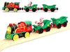 Christmas Train Set For Toddlers, Electric Train Toys For Wooden Tracks, Battery Powered Toy Train Includes Music & Lighting, Motorized Train Compatible With Brio, Thomas & Friends