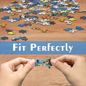 Huadada Jigsaw Puzzles For Adults 1000 Pieces, Windows In The World Fit Well Letter On Back No Dust, Hard Difficult Impossible Challenge Toy For Men Women Elders Seniors (27.5'X19.6'), 1:1 Poster