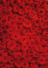 INRUI Red Rose Floral Wedding Photography Backdrop, 8x10FT Vinyl, Model RUINI_Flower034