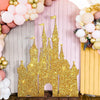 Seenelling Large Castle Backdrop Stand Wooden Castle Fairytale Princess Birthday Party Decoration Photobooth Backdrop Centerpiec