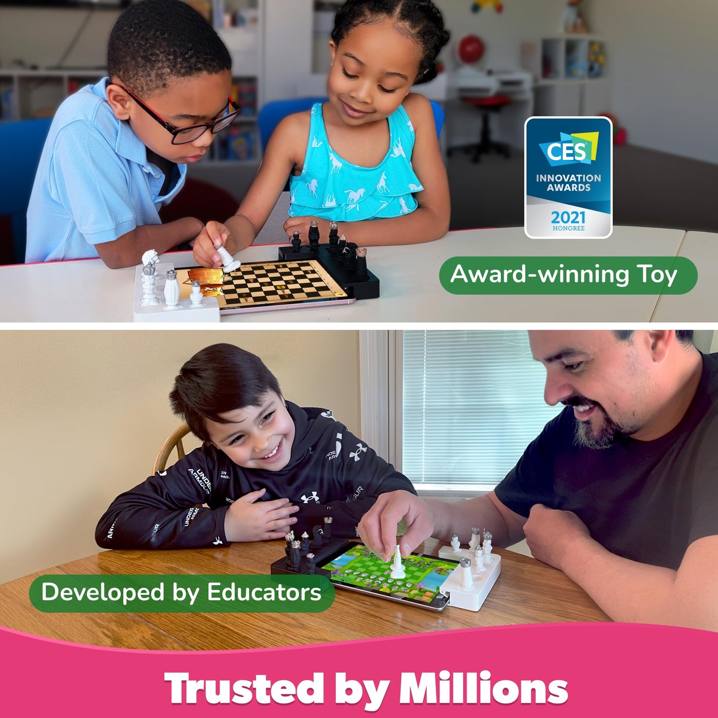 Playshifu Tacto Chess – App-Based Interactive Chess With Real Figurines | Stem Learning & Educational Toy For Ages 6+ | Story-Based Puzzles | Gift For Boys And Girls