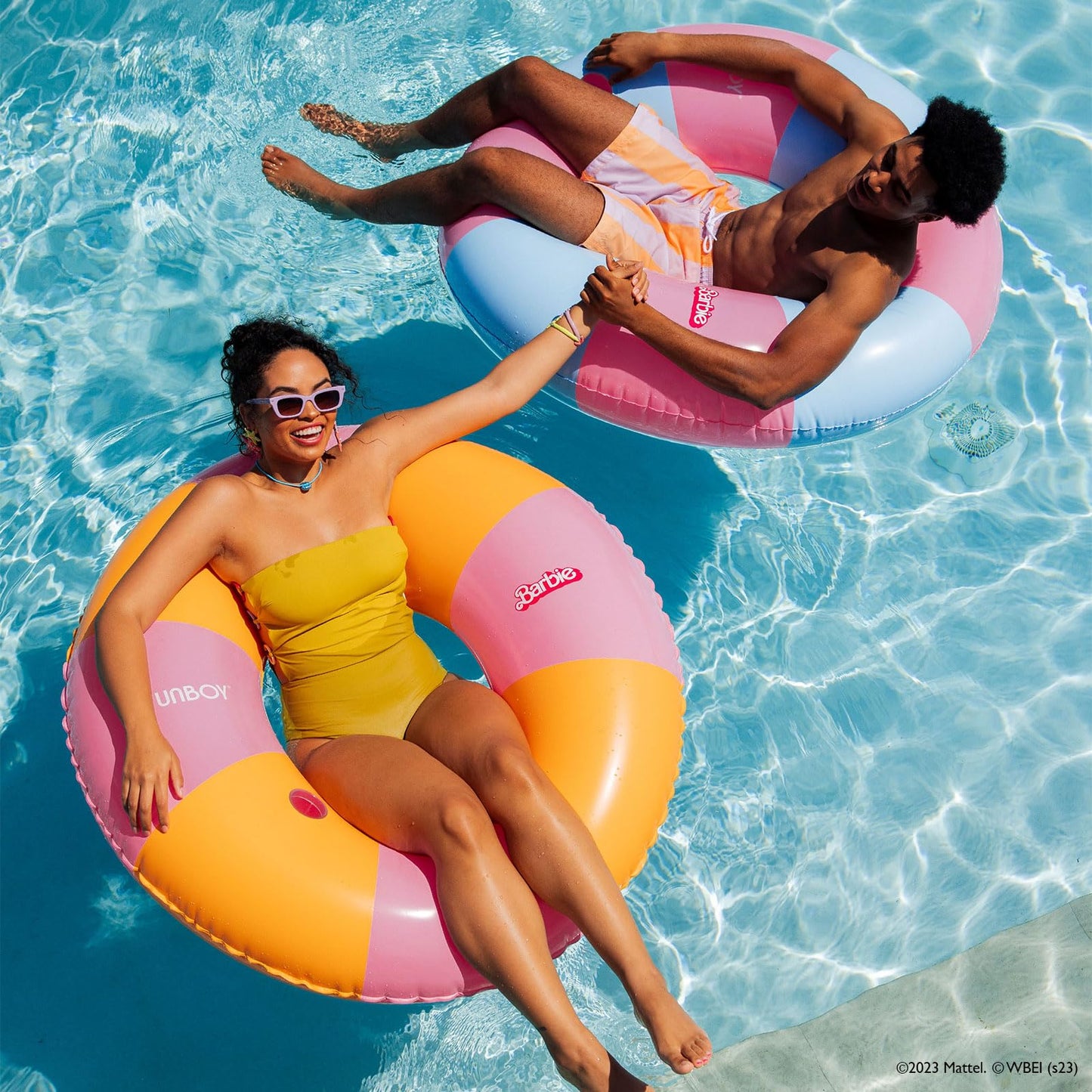 Barbie The Movie & Funboy Bubblegum Tube Pool Float