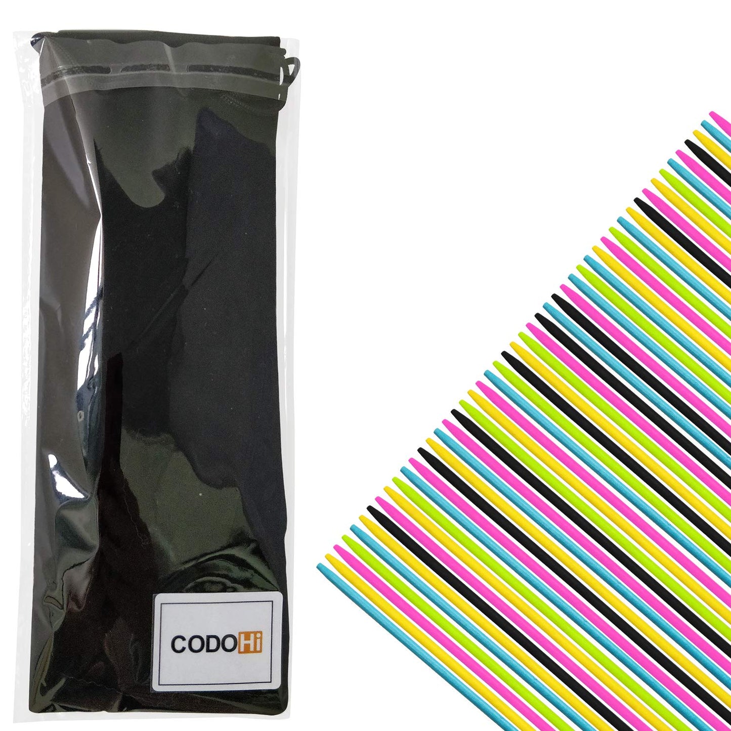 Codohi 90Pcs Bamboo Pick Up Sticks Bamboo Classic Game 7.5 Inch Long Pick-Up-Sticks Fun Family Game - Nostalgic Games