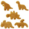 Isaacalyx Small Dino Chicken Nugget Pillow Set, 5 Packs Soft Cotton for Birthday Gifts & Dinosaur Theme Party Decorations