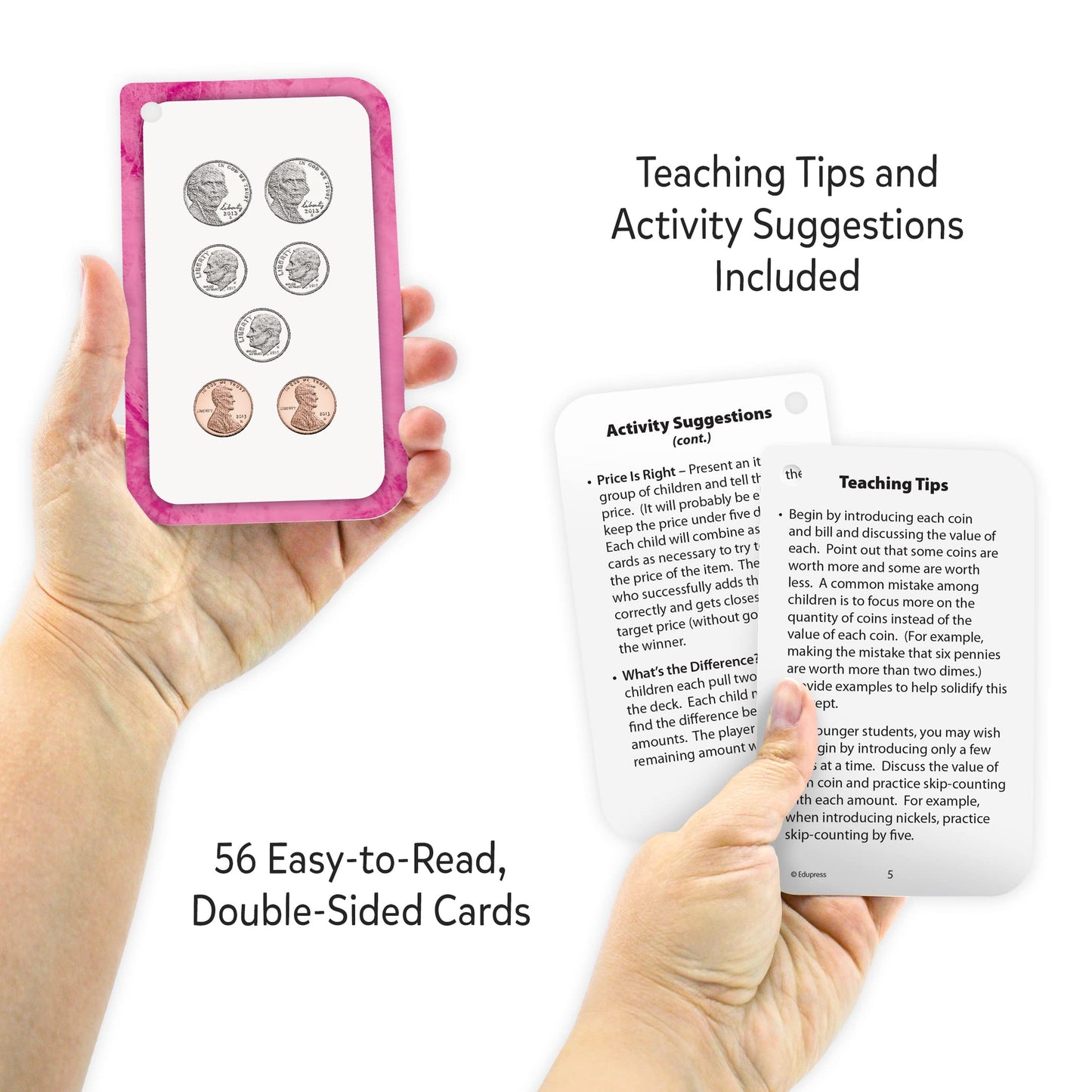 Teacher Created Resources Money Flash Cards (Ep62047) 3-1/8' X 5-1/8'