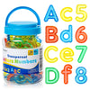 Odoorgames 66 Pcs Translucent Letters And Numbers - Light Table Toys, Manipulatives And Accessories For Enhanced Learning & Fun