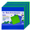 Pairez Toys Classic Base Plates For Building, 10' X10” Baseplates Multipack, Compatible With All Major Brands, 8 Pack, Building Brick Plates For Tables, Mats (Green & Blue)