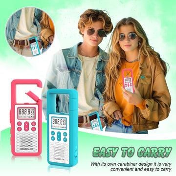 Rechargeable Walkie Talkie For Long Range 2 Pack,With Fm/Noaa, Weather Alert, Led Flashlight-Usb Charging,Volume Adjustment, Lde